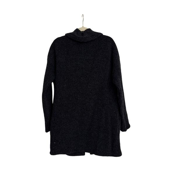Lululemon Jacket Sincerely Sherpa Wool Wrap Heathered Black Size Women's Small - Picture 2 of 6
